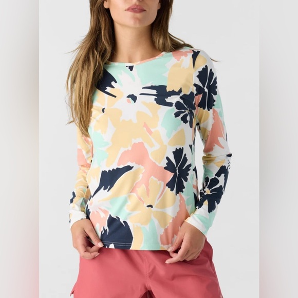 Hang Ten SunRay Long Sleeve Sun Tee L - Picture 1 of 14